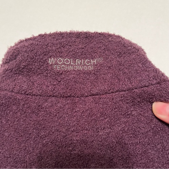 Woolrich Technowool Wool Full Zippered Vest Womens Size Medium Amethyst‎ Purple - Picture 4 of 9
